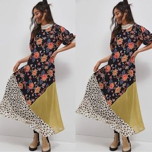Anthropologie Soniya Maxi Dress Size XL Verb by Pallavi Singhee Z225-5 NWOT
